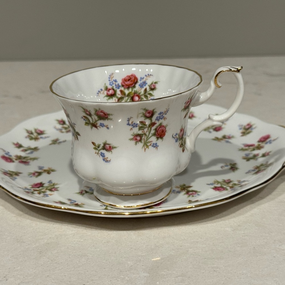 Vintage Royal Albert Winsome Bone China Teacup and Luncheon Plate